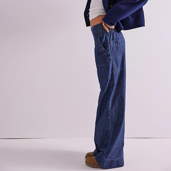 We The Free Breezy Denim Pull-On Jeans - Picture 2 of 10